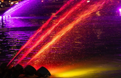 Illuminating Fountains